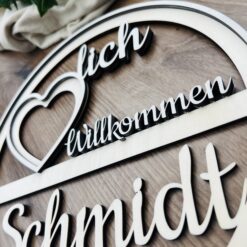 Familienschild personalisiert