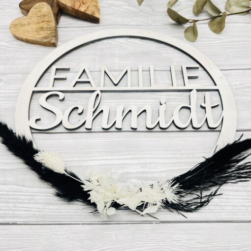 Türschild Familie personalisiert 2